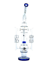 Blue 20" Tsunami Sprinkler Shower Head Recycler Water Pipe