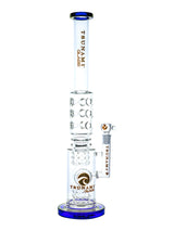 Blue 22" Tsunami Double Drum Donut tube Water Pipe