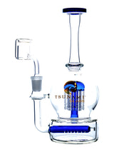 Blue 8" Tsunami Concentrate Rig Inline Tree WP