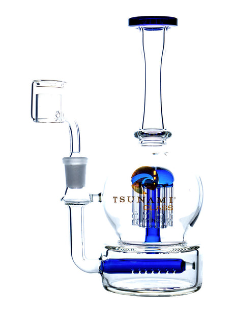 Blue 8" Tsunami Concentrate Rig Inline Tree WP