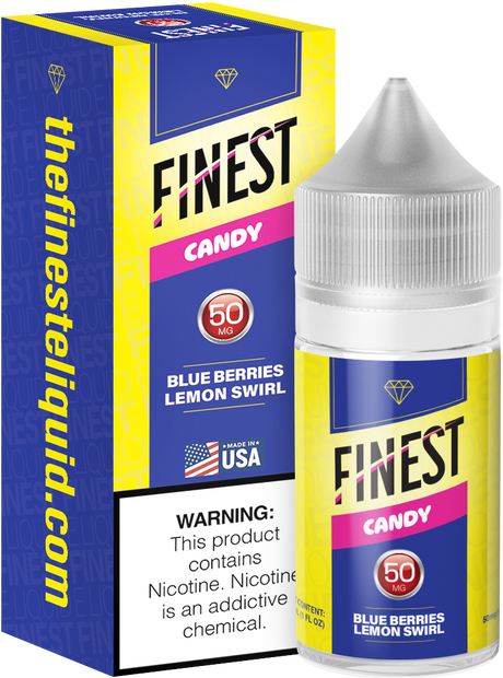 Blue Berries Lemon Swirl Salt Nic E-Liquid Candy Edition 30ML - The Finest