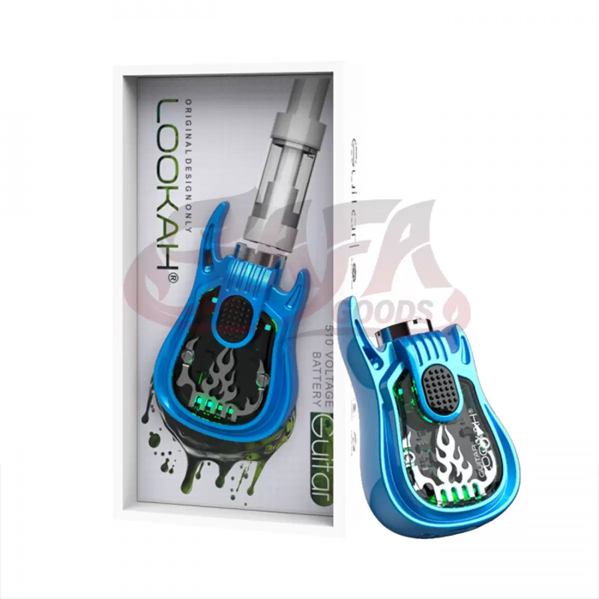 Blue Guitar Vape Battery - Lookah