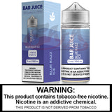 Blue Razz Ice Freebase E-Juice 100ML - Bar Club
