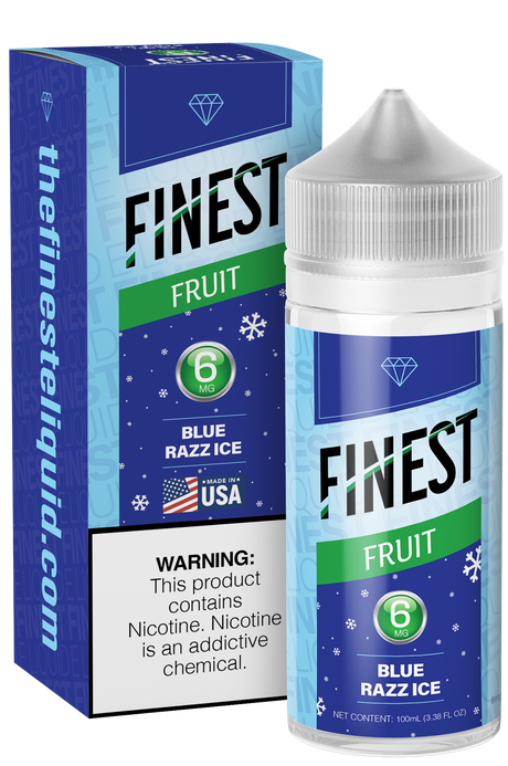 Blue Razz Ice Freebase E-Liquid Fruit Edition 100ML - The Finest