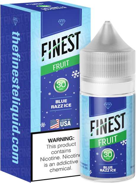 Blue Razz Ice Salt Nic E-Liquid Fruit Edition 30ML - The Finest