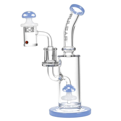 Blue Shroom Rig Set w/ Carb Cap - 8.5"/14mm F - Pulsar