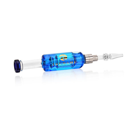 Blue Single Perc Edition Glass Nectar Collector - Tsunami