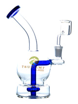 Blue Tsunami 7" Showerhead Concentrate Water Pipe
