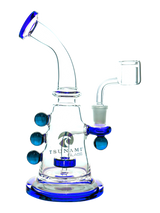 Blue Tsunami 9" Showerhead Marble Concentrate Glass Water Pipe