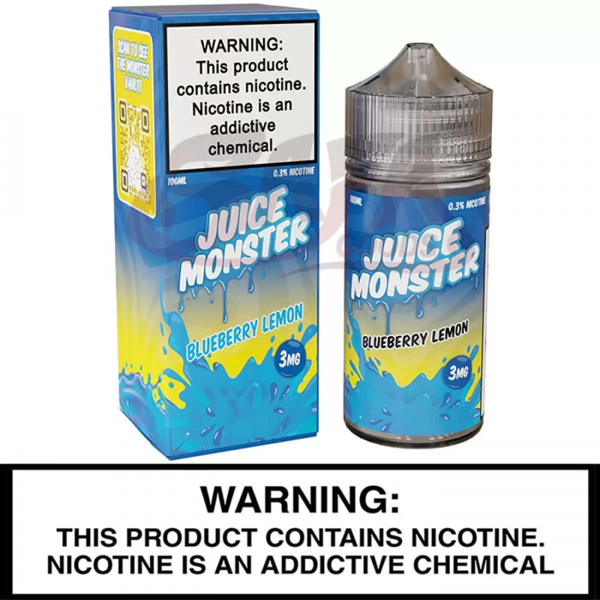 Blueberry Lemon Juice Monster Freebase E-Liquids 100ML