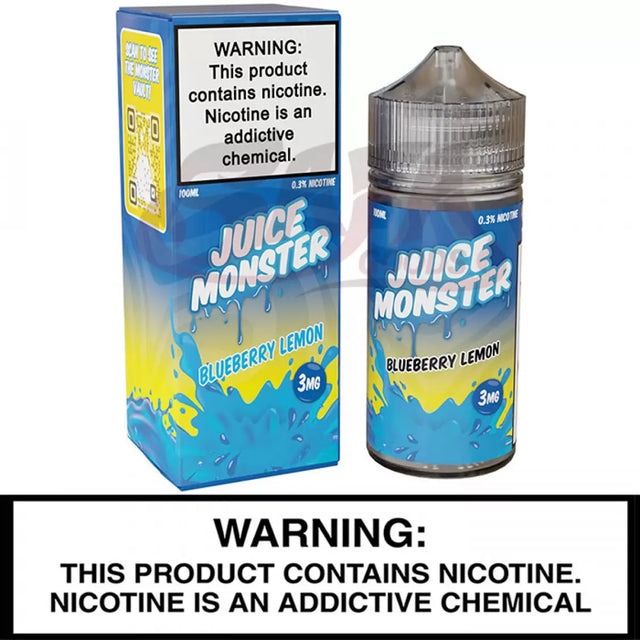 Blueberry Lemon Juice Monster Freebase E-Liquids 100ML