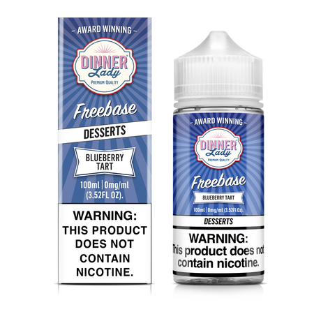 Blueberry Tart Freebase E-Liquid 100ML - Dinner Lady