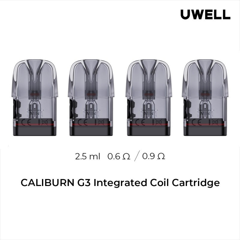 Caliburn G3 Integrated Coil Cartridge [4PK] - Uwell