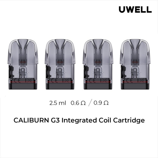 Caliburn G3 Integrated Coil Cartridge [4PK] - Uwell
