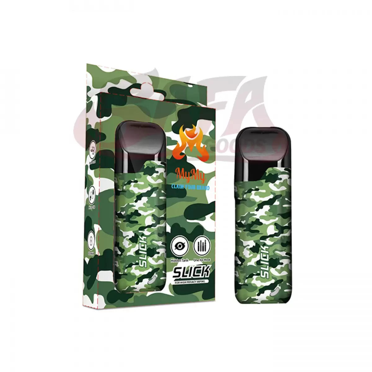 Camo Slick Privacy Cartridge Vaporizer Devices [6PC] - MyMy