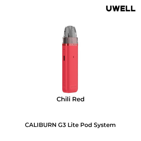 Chili Red Caliburn G3 Lite Pod System - Uwell