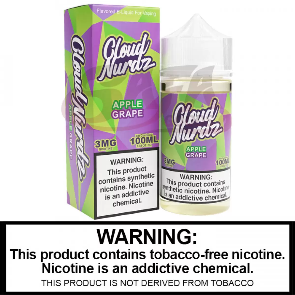 Cloud Nurdz E-Liquids (Tobacco Free Nicotine) 100ML