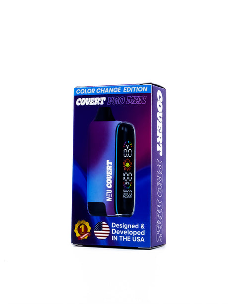 Color Change Ed. Purple-Blue Push Pro Max 510 Cartridge Battery - Neu Covert