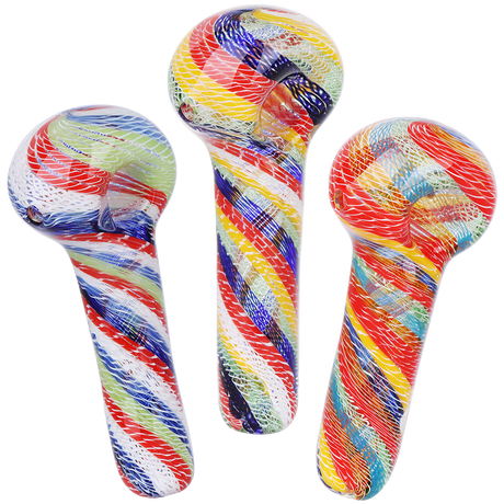 Colorful Visions Glass Spoon Pipe - Pulsar