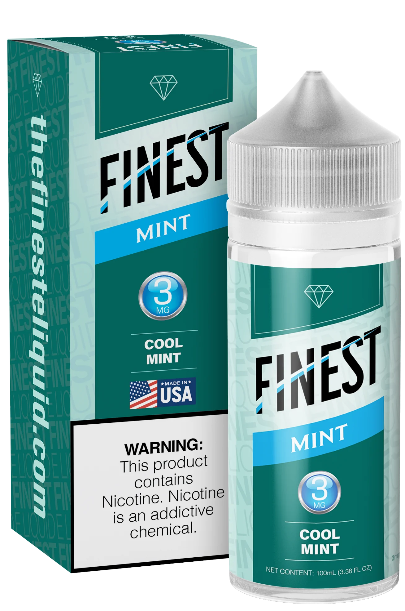 Cool Mint Freebase E-Liquid Mint Edition 100ML - The Finest