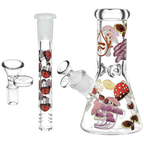 Design Series Glass Beaker Water Pipe | Eat Me | 7.75" | 14mm F – Pulsar