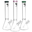 Diamond Glass Gold Classic Beaker Water Pipe - 16" 14mm F - Asst. Colors - Pulsar