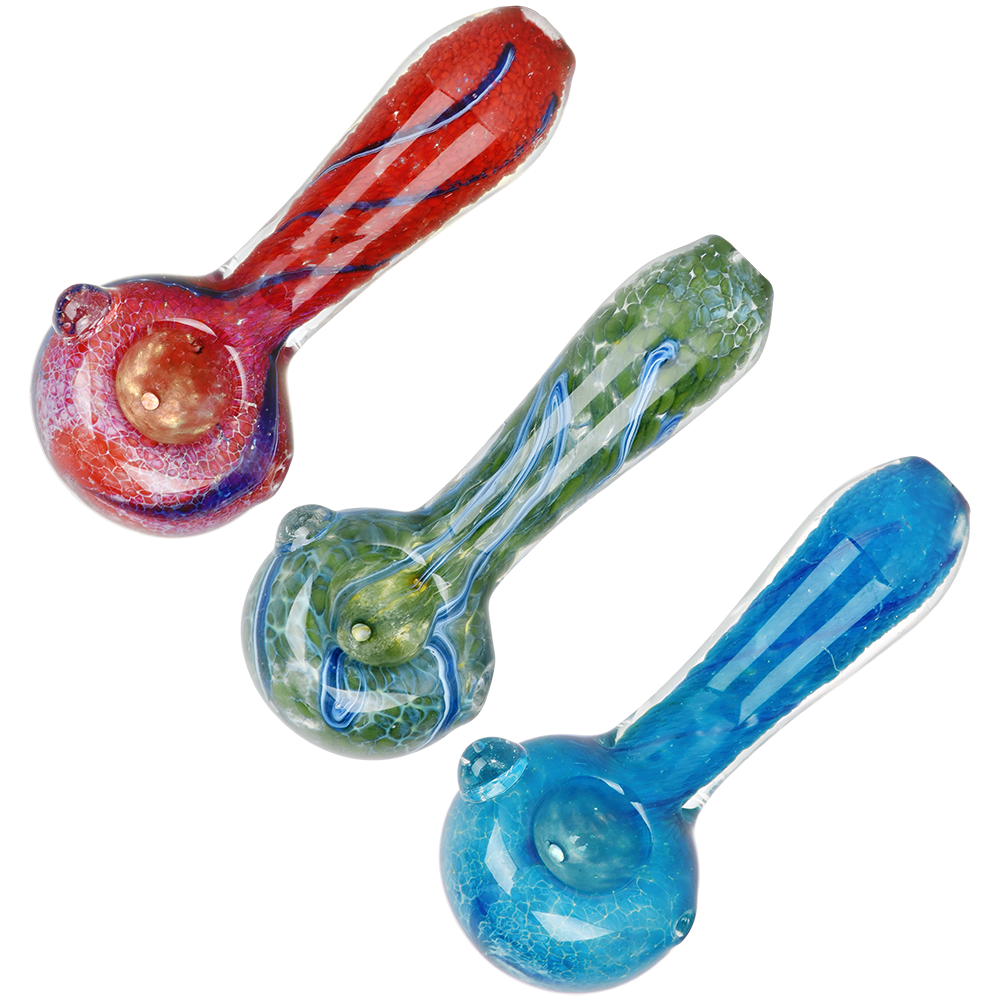 Ethereal Rivulet Spoon Pipe 3.5" Asst. Colors - Pulsar