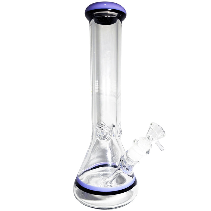 Flared Based Clear Beaker - Glass Water Pipe