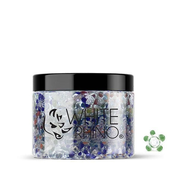 Flower White Rhino Glass Screens [400CT]