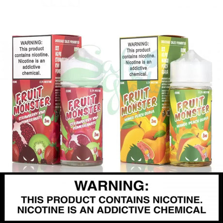 Fruit Monster (Tobacco-Free Nicotine) 100ML Freebase Bottles - Monster Vape Labs