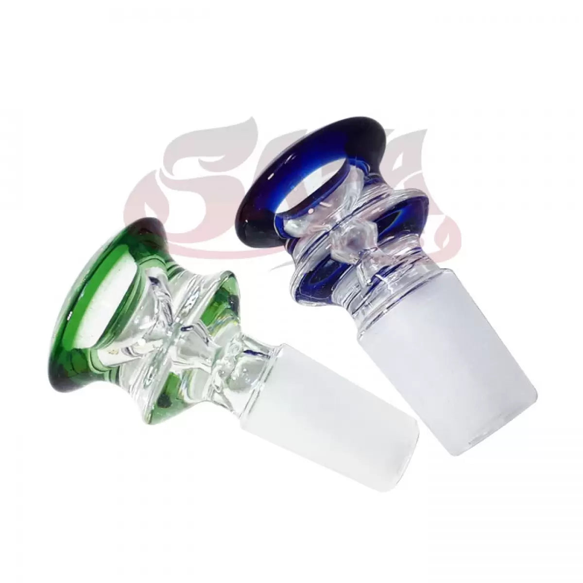 Glass Bowls – Ring Design w/ Color Accents