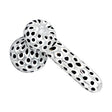 Glass Bubbler Polka Dot Design