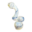 Glass Bubbler Standing Porcelain Design