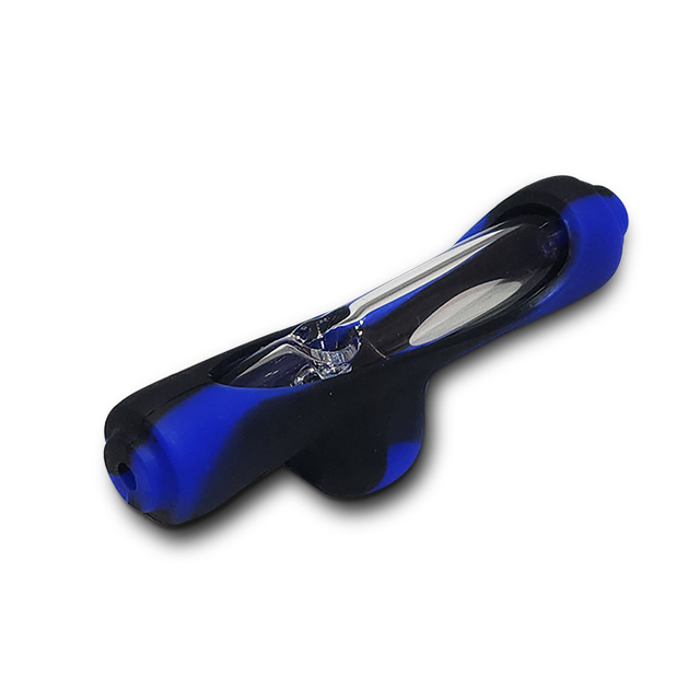 Glass Hand Pipes w/ Silicone Skin