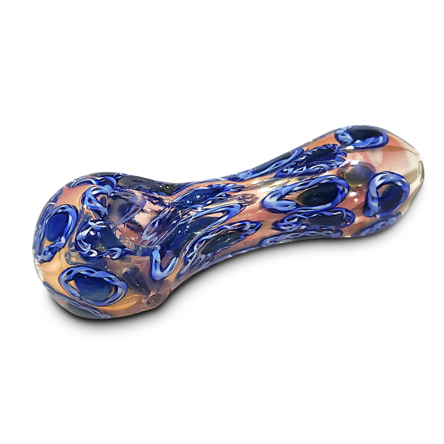 Glass Hand Pipe w/ Milli Design