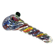 Glass Spiral Hand Pipe With Cane