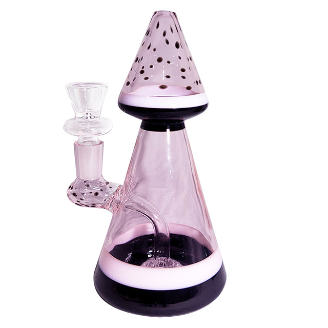 Glass Water Pipe Angled Cone Beaker
