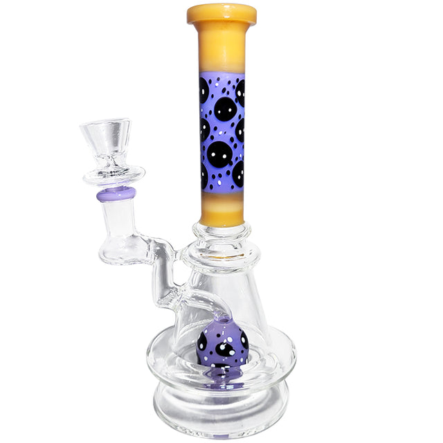 Glass Water Pipe Astral Mushroom Design