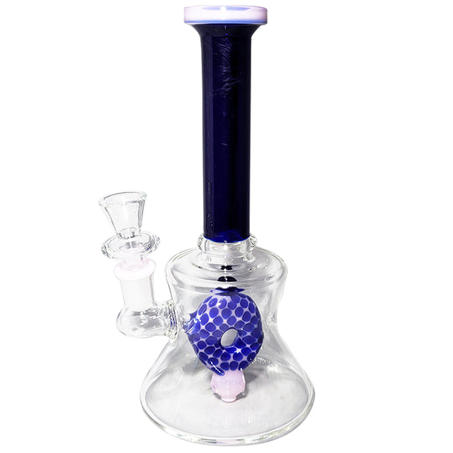 Glass Water Pipe Donut Percolator Design