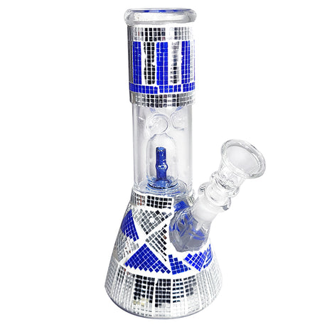 Glass Water Pipe Mosaic Beaker Design