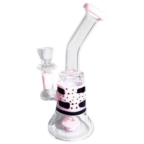 Glass Water Pipe Splatter Art Beaker Design