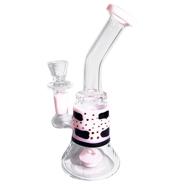 Glass Water Pipe Splatter Art Beaker Design