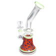 Glass Water Pipe Wig Wag Rasta Design