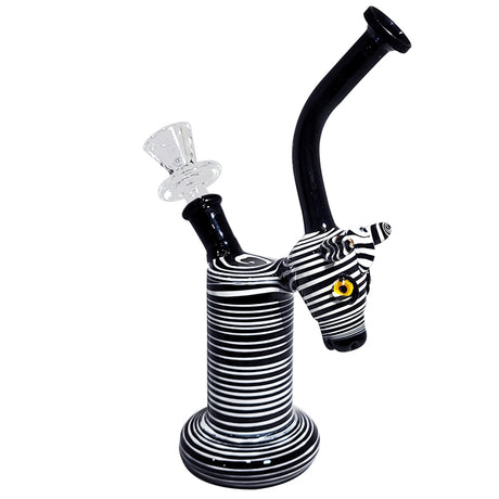Glass Water Pipe Zebra Design