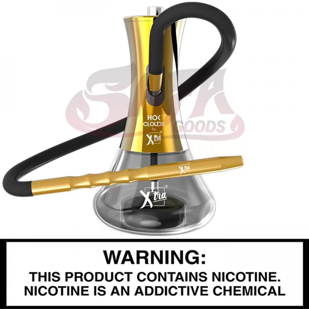 Gold Hookah Kit - HOK Clouds