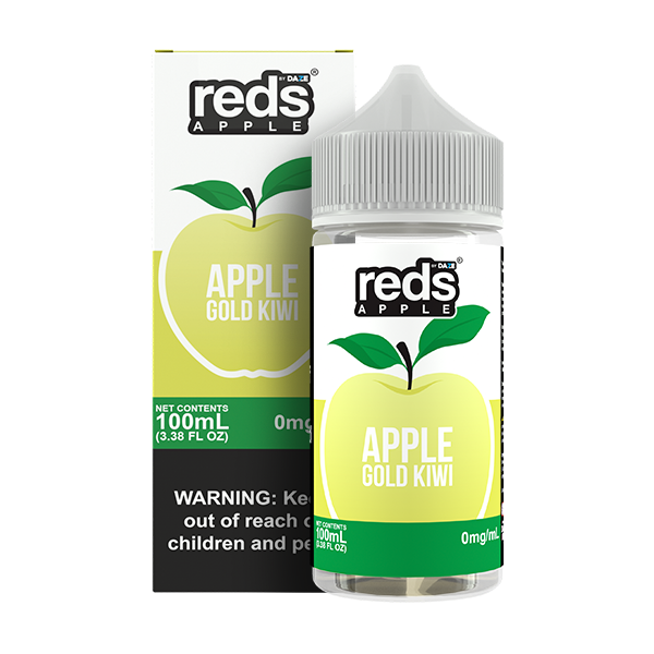 Gold Kiwi FB E-Liquid 100ML - Reds Apple