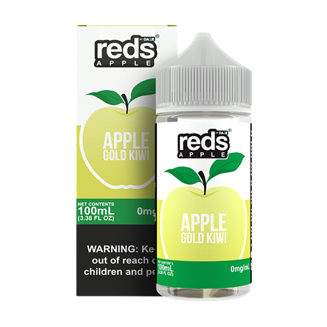 Gold Kiwi FB E-Liquid 100ML - Reds Apple