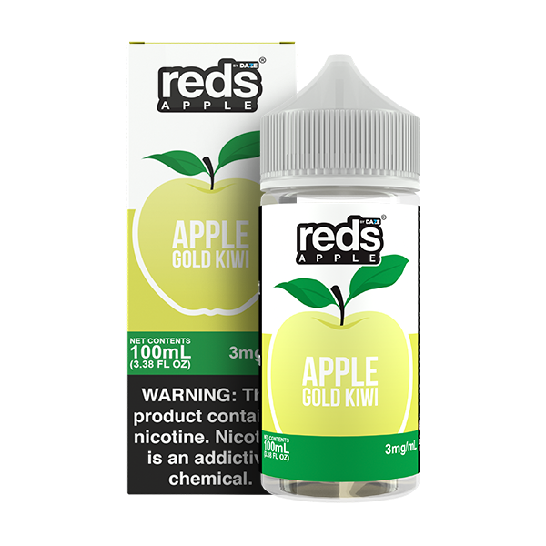 Gold Kiwi FB E-Liquid 100ML - Reds Apple