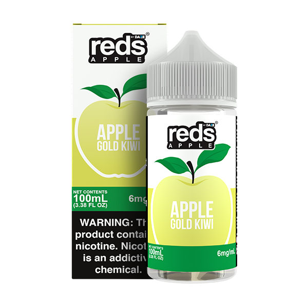 Gold Kiwi FB E-Liquid 100ML - Reds Apple
