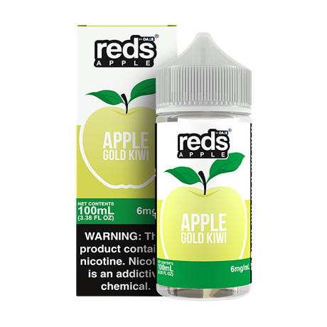 Gold Kiwi FB E-Liquid 100ML - Reds Apple
